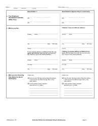 Official Form 101 Voluntary Petition for Individuals Filing for Bankruptcy, Page 2