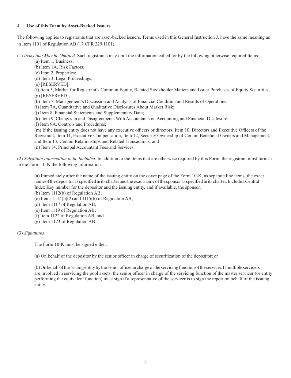 Form 10-K (SEC Form 1673) Annual Report Pursuant to Section 13 or 15(D) of the Securities Exchange Act of 1934, Page 5