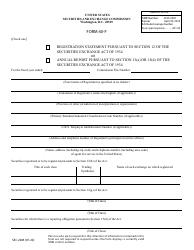 Form 40-F (SEC Form 2285) Registration Statement Pursuant to Section 12 or Annual Report Pursuant to Section 13(A) or 15(D)