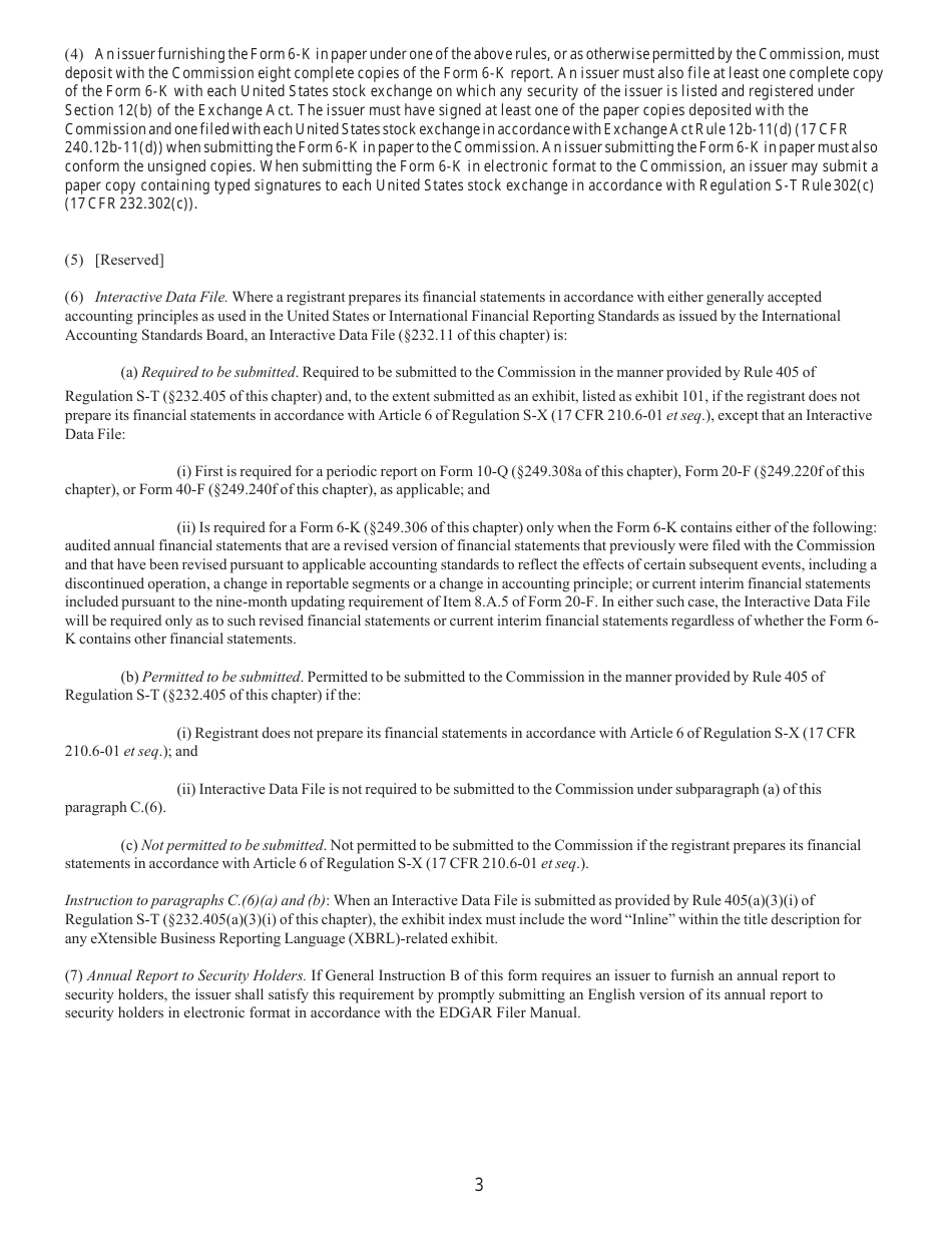 SEC Form 1815 (6-K) Report of Foreign Private Issuer Pursuant to Rule 13a-16 or 15d-16 Under the Securities Exchange Act of 1934, Page 3