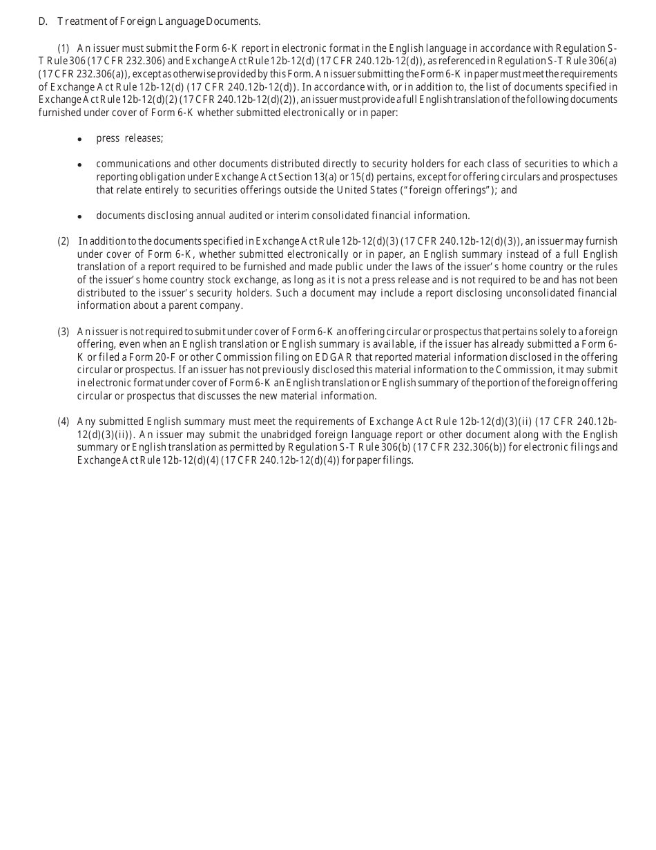 SEC Form 1815 (6-K) Report of Foreign Private Issuer Pursuant to Rule 13a-16 or 15d-16 Under the Securities Exchange Act of 1934, Page 4
