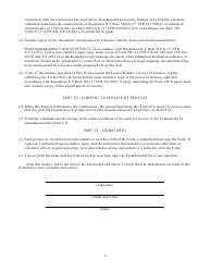 SEC Form 2560 (CB) Tender Offer/Rights Offering Notification Form, Page 4