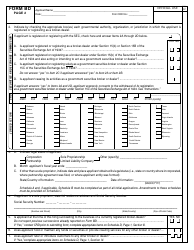 Form BD (SEC Form 1490) Uniform Application for Broker-Dealer Registration, Page 6