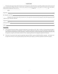 Form F-7 (SEC Form 2289) Registration Statement Under the Securities Act of 1933 for Securities of Certain Canadian Issuers Offered for Cash Upon the Exercise of Rights Granted to Existing Security Holders, Page 7