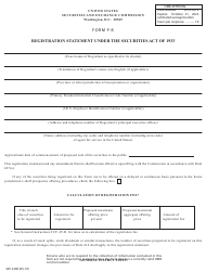 Document preview: Form F-8 (SEC Form 2290) Registration Statement Under the Securities Act of 1933 for Securities of Certain Canadian Issuers to Be Issued in Exchange Offers or a Business Combination