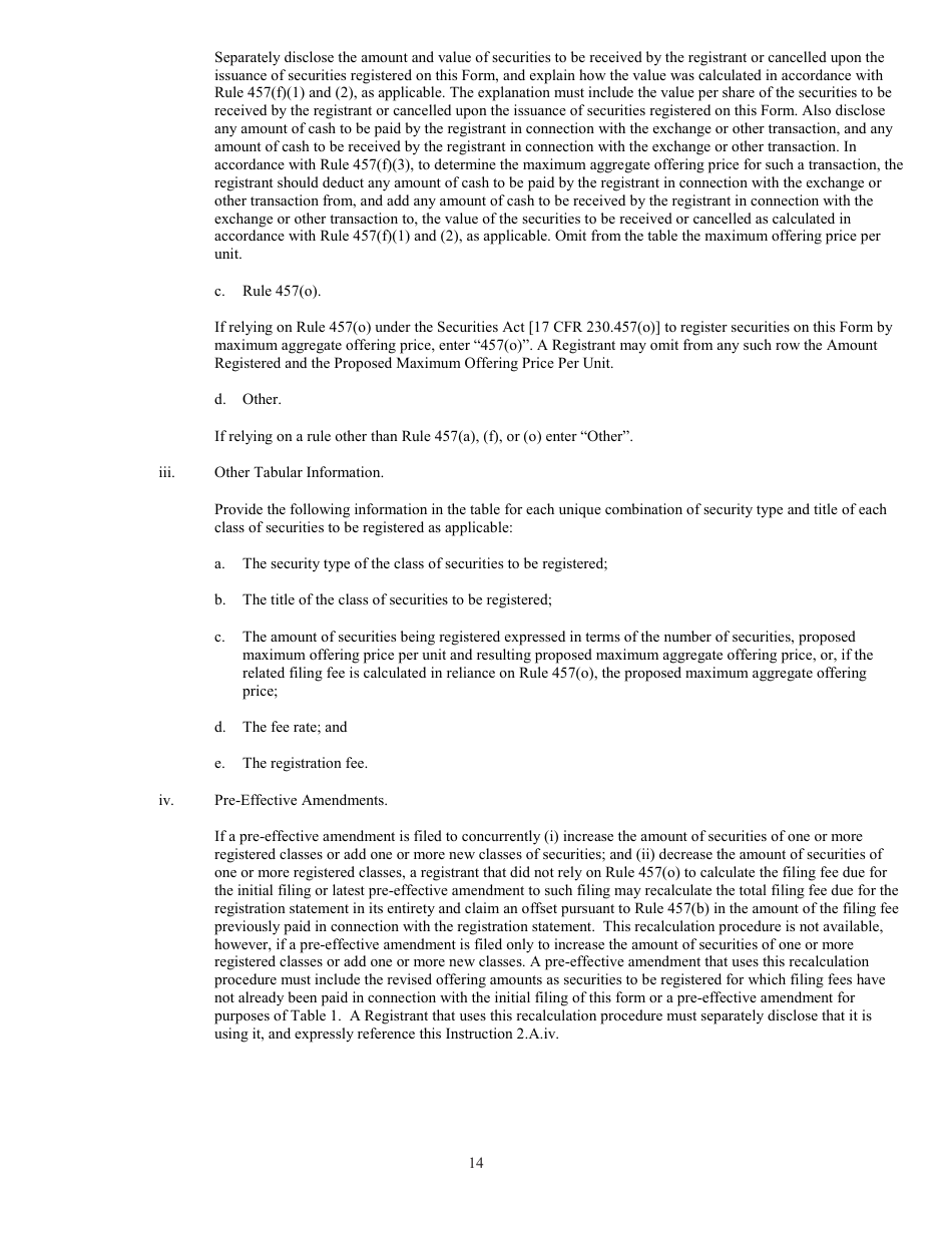 Form N-14 (SEC Form 2106) Registration Statement Under the Securities Act of 1933, Page 16