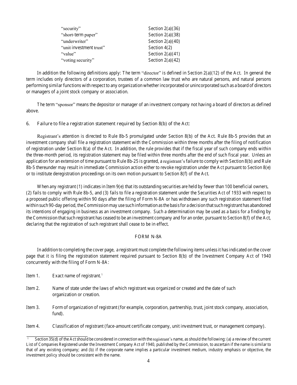 Form N-8A (SEC Form N-1102) - Fill Out, Sign Online and Download ...