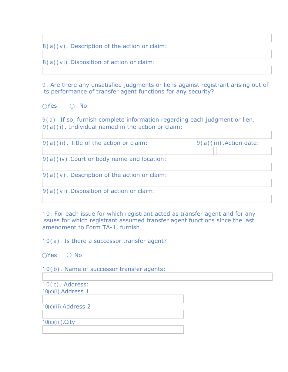 Form TA-W (SEC Form 1669) Notice of Withdrawal From Registration as Transfer Agent Pursuant to Section 17a of the Securities Exchange Act of 1934, Page 3
