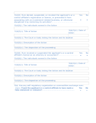 Form TA-1 (SEC Form 1528) Uniform Form for Registration as a Transfer Agent and for Amendment to Registration Pursuant to Section 17a of the Securities Exchange Act of 1934, Page 11