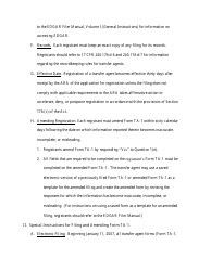 Form TA-1 (SEC Form 1528) Uniform Form for Registration as a Transfer Agent and for Amendment to Registration Pursuant to Section 17a of the Securities Exchange Act of 1934, Page 19