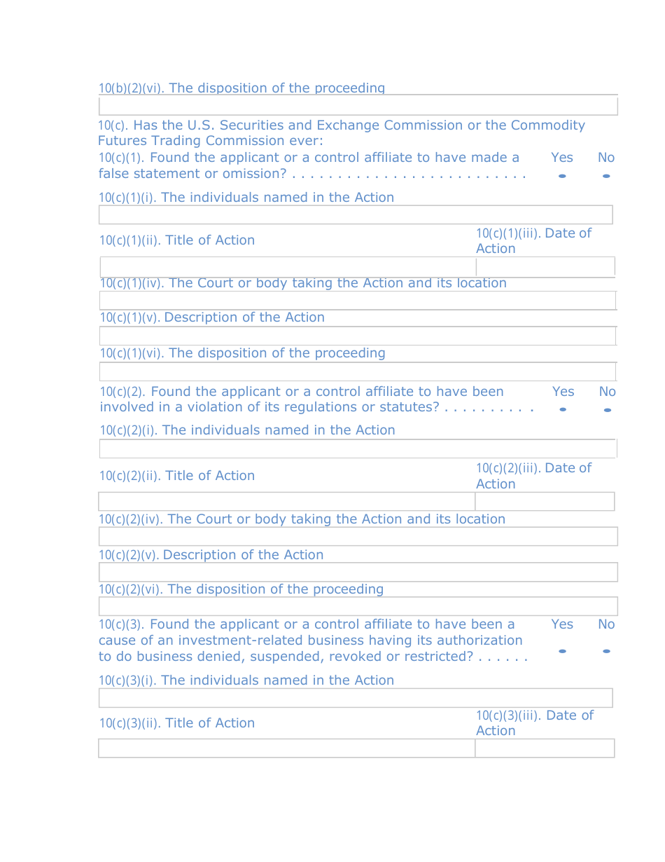 Form TA-1 (SEC Form 1528) Uniform Form for Registration as a Transfer Agent and for Amendment to Registration Pursuant to Section 17a of the Securities Exchange Act of 1934, Page 8