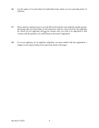 Application for Colorado State Court Judgeship - Colorado, Page 8