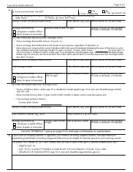 Form SSA-16 Application for Disability Insurance Benefits, Page 2