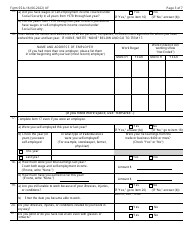 Form SSA-16 Application for Disability Insurance Benefits, Page 3