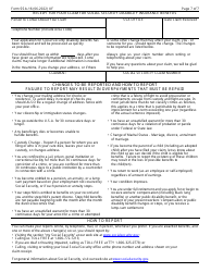 Form SSA-16 Application for Disability Insurance Benefits, Page 7