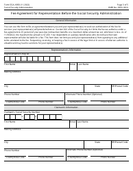 Form SSA-1693 Fee Agreement for Representation Before the Social Security Administration, Page 3