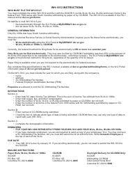 Form WH-1612 Transmittal Form for W-2s or 1099s Submitted by Cd-Rom or Paper - South Carolina, Page 2