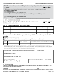 Form LIC508D Out-of-State Disclosure &amp; Criminal Record Statement - California, Page 2