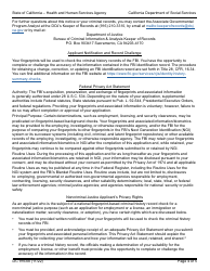 Form LIC9163B Request for Live Scan Service - Long Term Care Ombudsman - California, Page 4