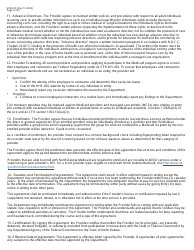 Form SFN615 Medicaid Program Provider Agreement - North Dakota, Page 3