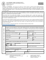 Form SFN661 Electronic Funds Transfer (Eft) - North Dakota