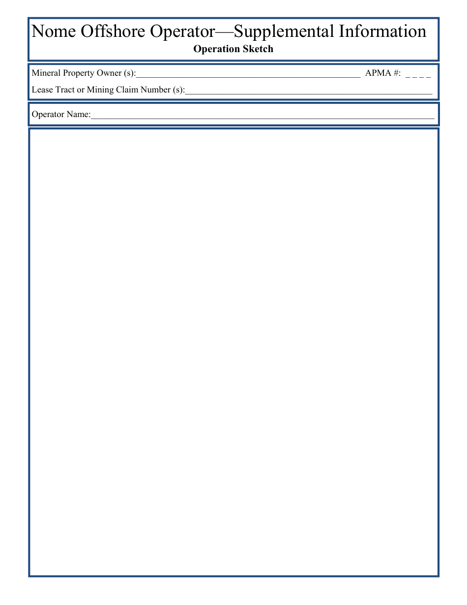 Nome Offshore Operator - Supplemental Information - Alaska, Page 3