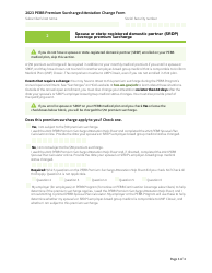 Form HCA50-0563 Pebb Premium Surcharge Attestation Change Form - Washington, Page 3