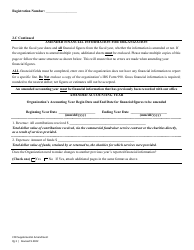 Commercial Fundraiser Supplemental Amendment - Washington, Page 3