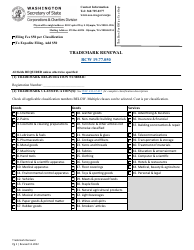 Trademark Renewal - Washington, Page 3