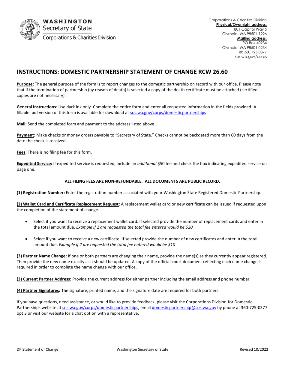 washington-domestic-partnership-statement-of-change-fill-out-sign