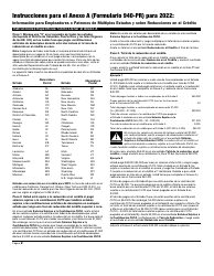 IRS Formulario 940-PR Anexo A Informacion Para Empleadores O Patronos De Multiples Estados Y Sobre Reducciones En El Credito (Puerto Rican Spanish), Page 2