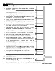 IRS Formulario 1040(SP) Anexo 2 Impuestos Adicionales (Spanish), Page 2