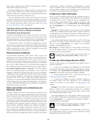 Instrucciones para IRS Formulario 1040(SP) Anexo 8812 Creditos Por Hijos Calificados Y Otros Dependientes (Spanish), Page 2