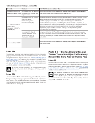 Instrucciones para IRS Formulario 1040(SP) Anexo 8812 Creditos Por Hijos Calificados Y Otros Dependientes (Spanish), Page 7