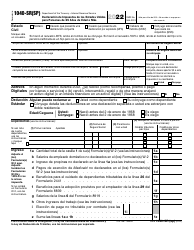Document preview: IRS Formulario 1040-SR(SP) Declaracion De Impuestos De Los Estados Unidos Para Personas De 65 Anos De Edad O Mas (Puerto Rican Spanish), 2022