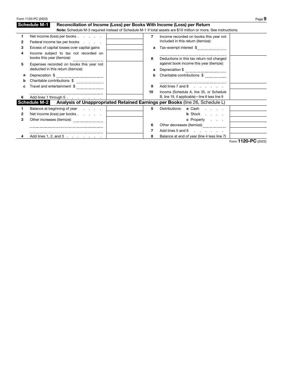 IRS Form 1120-PC U.S. Property and Casualty Insurance Company Income Tax Return, Page 9