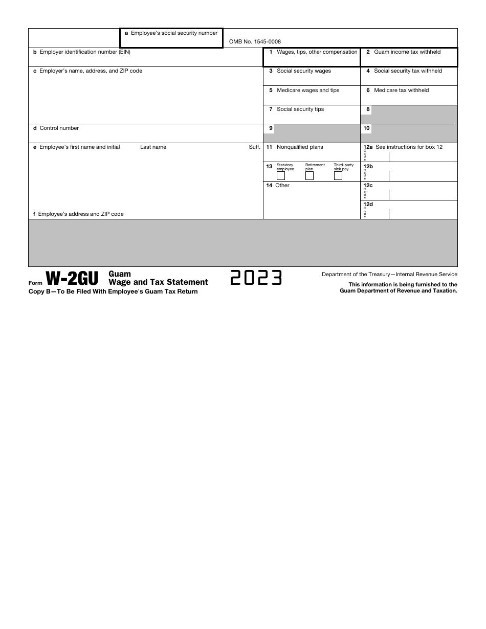 IRS Form W-2GU Guam Wage and Tax Statement, Page 4