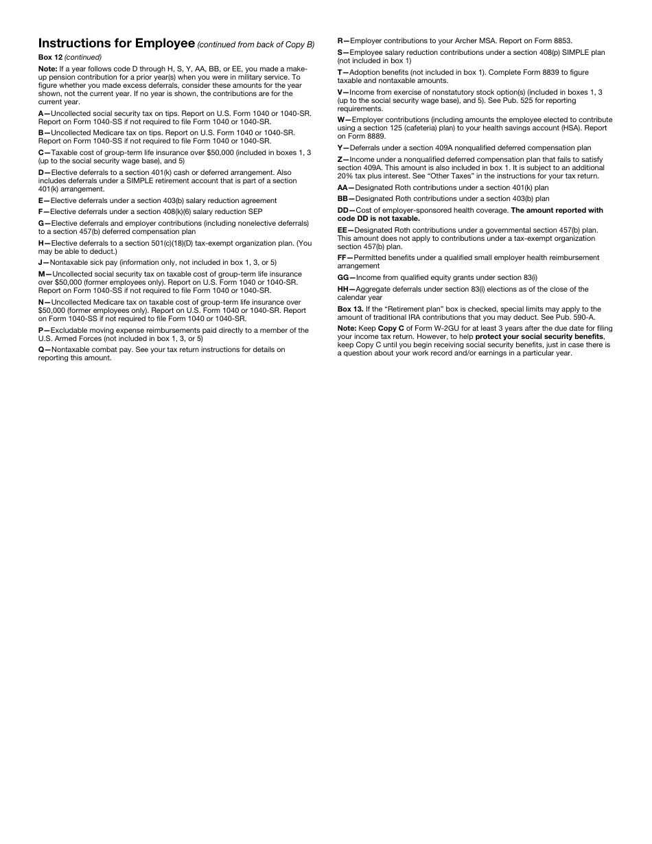 IRS Form W-2GU Guam Wage and Tax Statement, Page 7