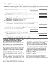 Instructions for Form IT-216 Claim for Child and Dependent Care Credit - New York, Page 6