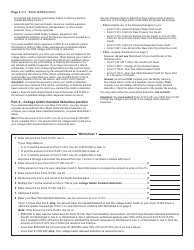 Instructions for Form IT-272 Claim for College Tuition Credit or Itemized Deduction - Full-Year New York State Residents Only - New York, Page 2
