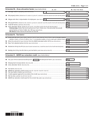 Form IT-604 Claim for Qeze Tax Reduction Credit - New York, Page 7