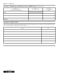 Form IT-604 Claim for Qeze Tax Reduction Credit - New York, Page 8