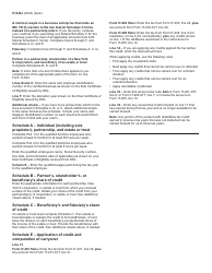 Instructions for Form IT-644 Workers With Disabilities Tax Credit - New York, Page 2