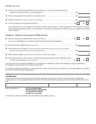 Form DTF-620 Application for Certification of a Qualified Emerging Technology Company - New York, Page 2