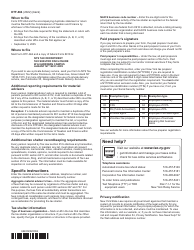 Form DTF-664 Tax Shelter Disclosure for Material Advisors - New York, Page 2