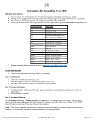 Form 1072 (1055) Authorization for Automatic Transfer of Funds, Page 3