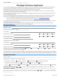 Document preview: Form 710 Mortgage Assistance Application