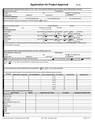 Form 1026 Application for Project Approval, Page 2