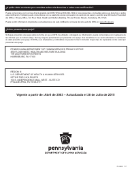 Formulario HSEA1-S Solicitud Para El Programa Para Asistencia De Energia Para Hogares De Bajos Ingresos (Liheap) - Pennsylvania (Spanish), Page 8