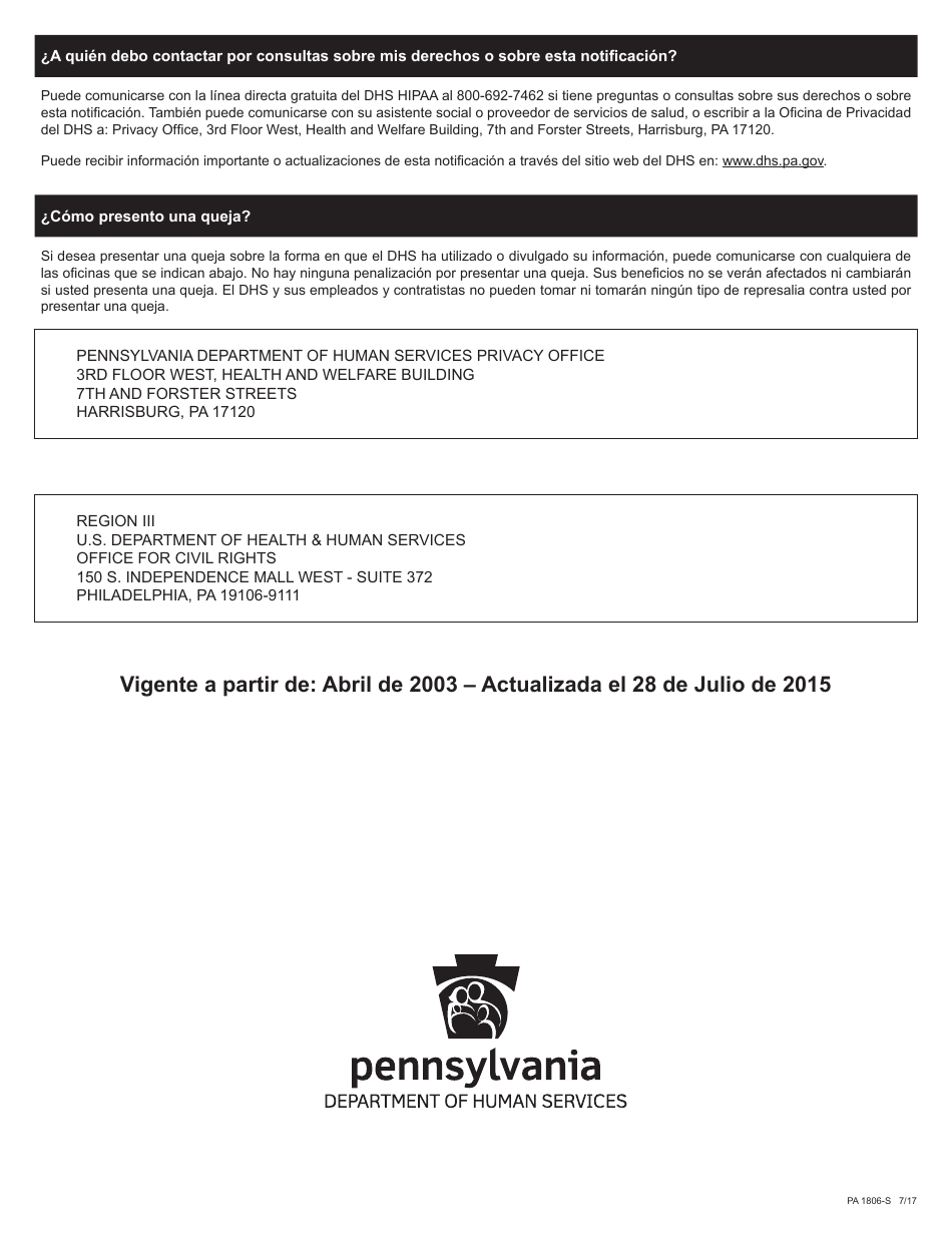 Formulario HSEA1-S Solicitud Para El Programa Para Asistencia De Energia Para Hogares De Bajos Ingresos (Liheap) - Pennsylvania (Spanish), Page 8